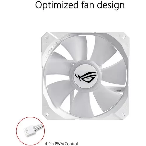 קירור נוזלי Asus ROG STRIX LC 360 RGB לבן
