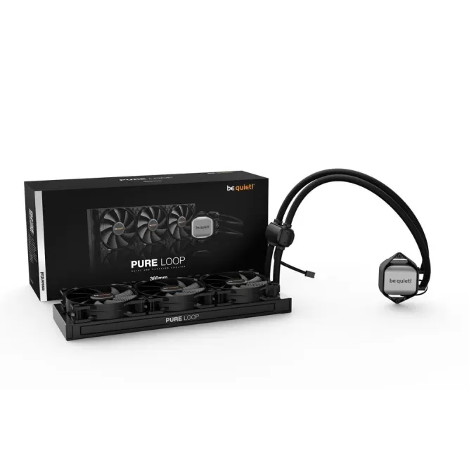 Жидкостное охлаждение be quiet! PURE LOOP 360mm Цвет:чёрный Жидкостное охлаждение be quiet! PURE LOOP 360mm Цвет:чёрный