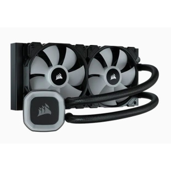 קירור נוזלי Corsair H100 RGB 240mm צבע שחור קירור נוזלי Corsair H100 RGB 240mm צבע שחור