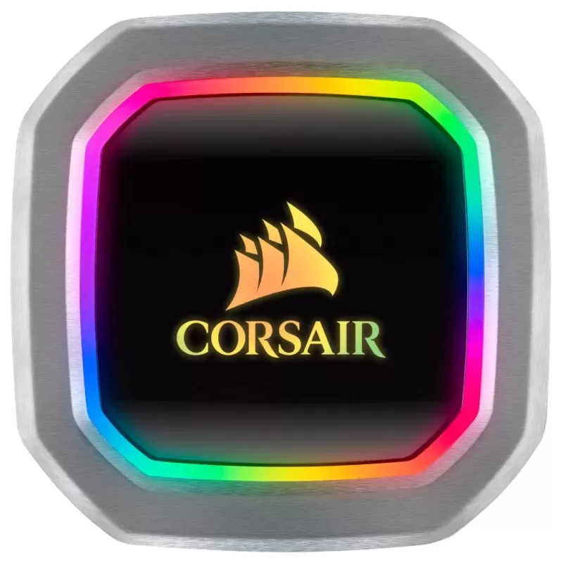 Liquid cooling Corsair H100 RGB 240mm Color:black Liquid cooling Corsair H100 RGB 240mm Color:black