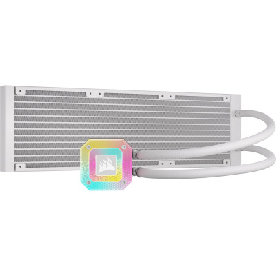 Водяное охлаждение Corsair iCUE H150i ELITE CAPELLIX XT 360mm Цвет:белый