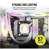 Liquid cooling Corsair iCUE H150i ELITE CAPELLIX XT 360mm Color:white Liquid cooling Corsair iCUE H150i ELITE CAPELLIX XT 360mm Color:white