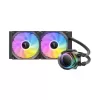 קירור נוזלי Antec VORTEX LUM 240 ARGB 240mm צבע שחור