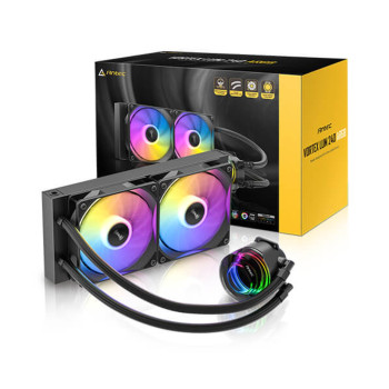 קירור נוזלי Antec VORTEX LUM 240 ARGB 240mm צבע שחור