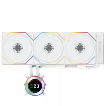 קירור נוזלי LIAN-LI HydroShift II LCD-C 360TL צבע לבן