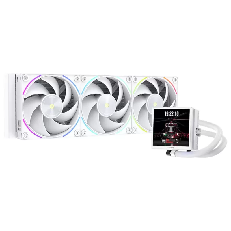 קירור נוזלי Coolleo ICE Apex Vision 360 צבע לבן