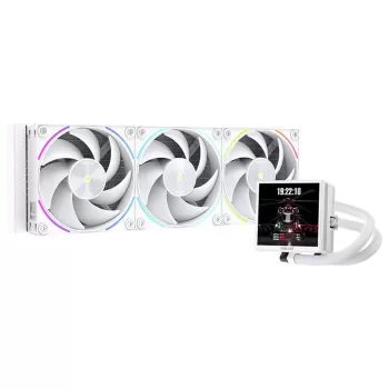קירור נוזלי Coolleo ICE Apex Vision 360 צבע לבן