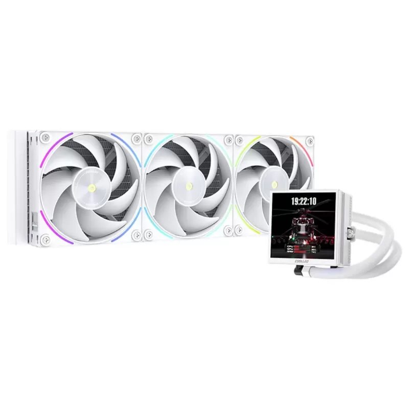 קירור נוזלי Coolleo ICE Apex Vision 360 צבע לבן
