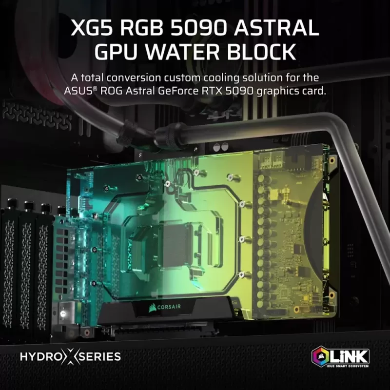 Liquid cooling Corsair Hydro X Series XG5 RGB 5090 ASTRAL Liquid cooling Corsair Hydro X Series XG5 RGB 5090 ASTRAL