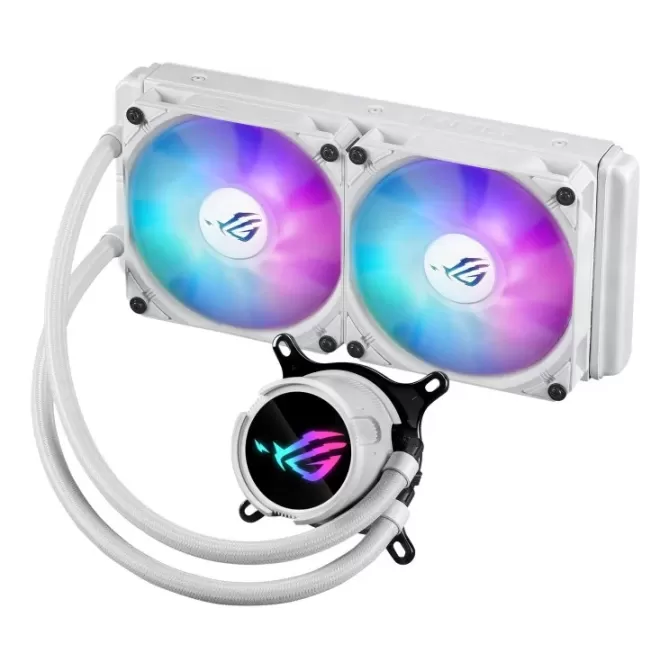 קירור נוזלי Asus ROG Strix LC III 240 ARGB לבן