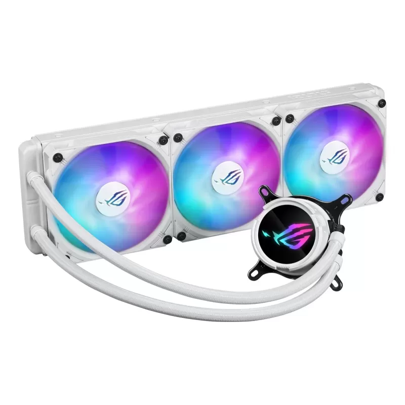 Жидкостное охлаждение Asus ROG Strix LC III 360 ARGB white Жидкостное охлаждение Asus ROG Strix LC III 360 ARGB white