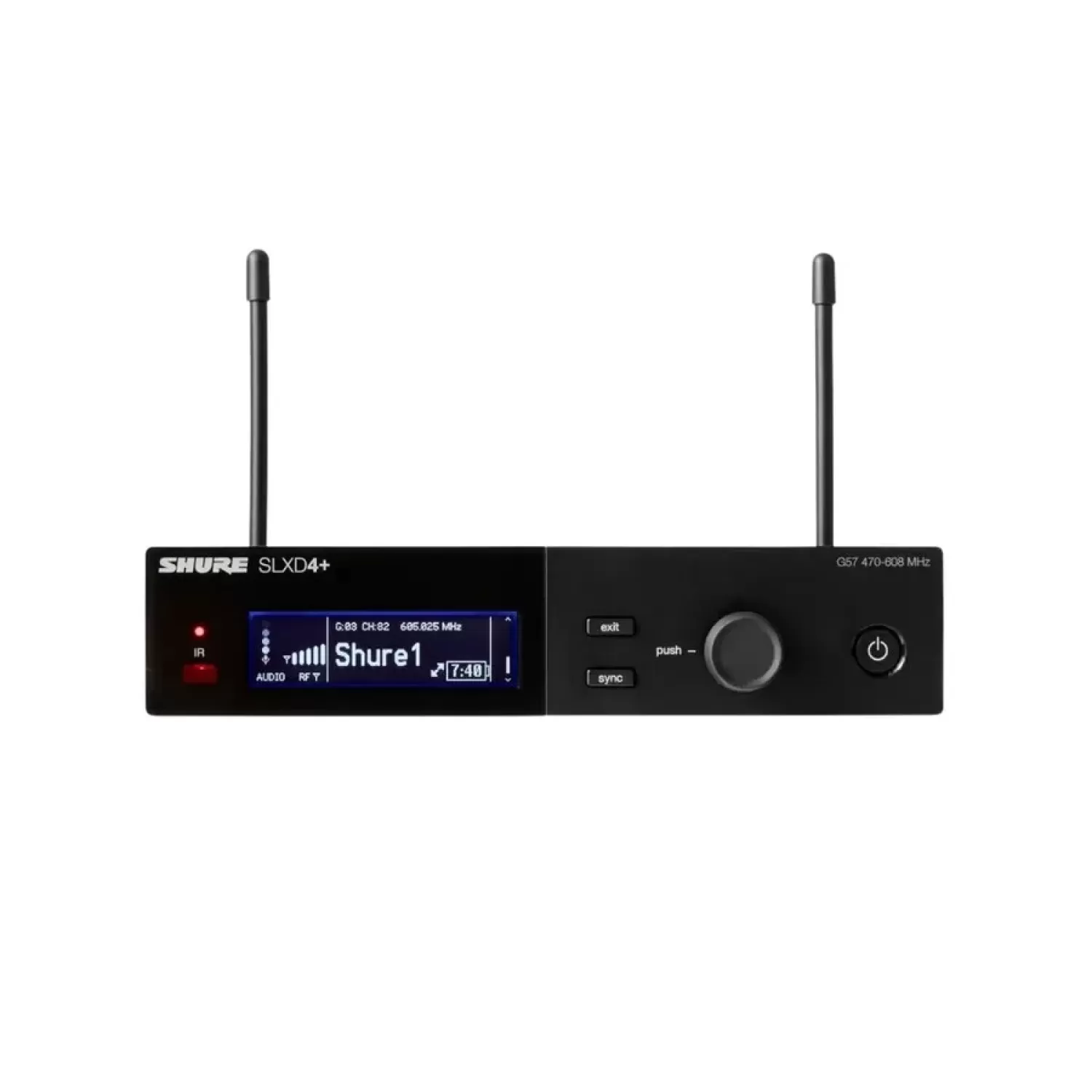 Wireless Microphone Receiver Shure SLXD4+ Digital Wireless Receiver