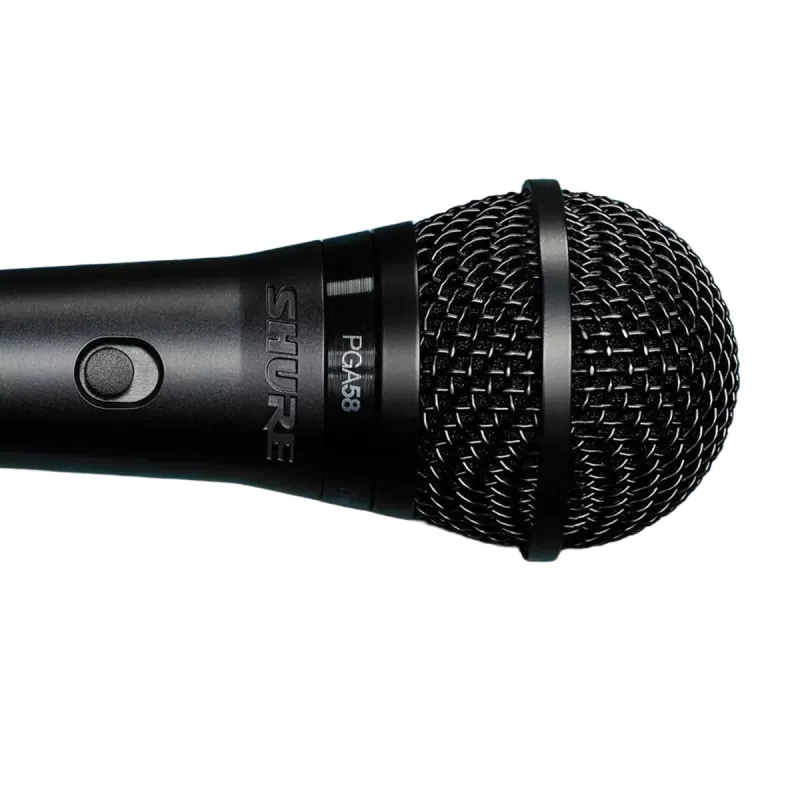 מיקרופון דינמי Shure PGA58-XLR-E צבע שחור