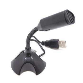 Microphone Gold Touch USB Flexible Microphone E-MIC-25 Color:black.. Microphone Gold Touch USB Flexible Microphone E-MIC-25 Color:black..