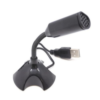 Microphone Gold Touch USB Flexible Microphone E-MIC-25 Color:black.. Microphone Gold Touch USB Flexible Microphone E-MIC-25 Color:black..