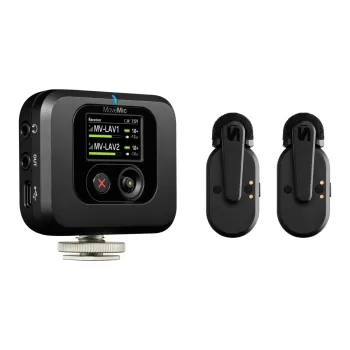 Микрофоны Shure MoveMic Two Receiver Kit MV-TWO-KIT-Z6 Цвет:чёрный Микрофоны Shure MoveMic Two Receiver Kit MV-TWO-KIT-Z6 Цвет:чёрный