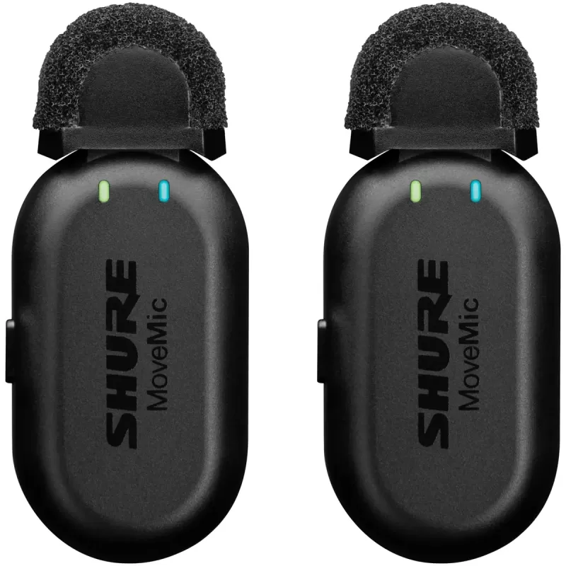 Микрофоны Shure MoveMic Two Receiver Kit MV-TWO-KIT-Z6 Цвет:чёрный