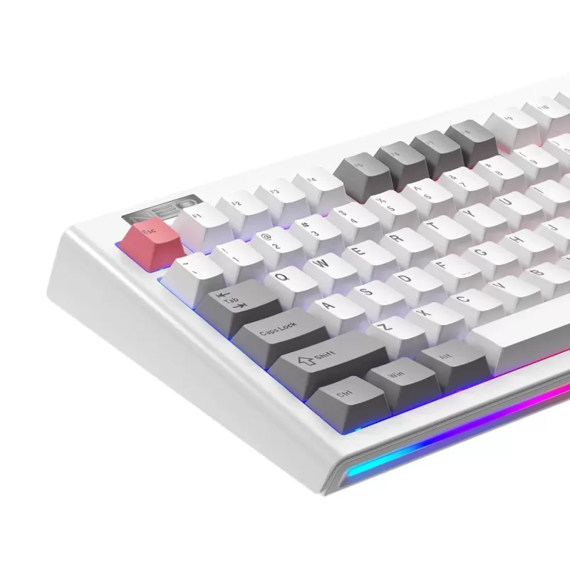 Клавиатура 1St Player NEO87 RGB Frostwave Цвет:белый