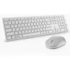 Комплект Беспроводной Клавиатуры и Мыши Dell Pro Wireless Keyboard and Mouse KM5221W белый 580-AKHJ