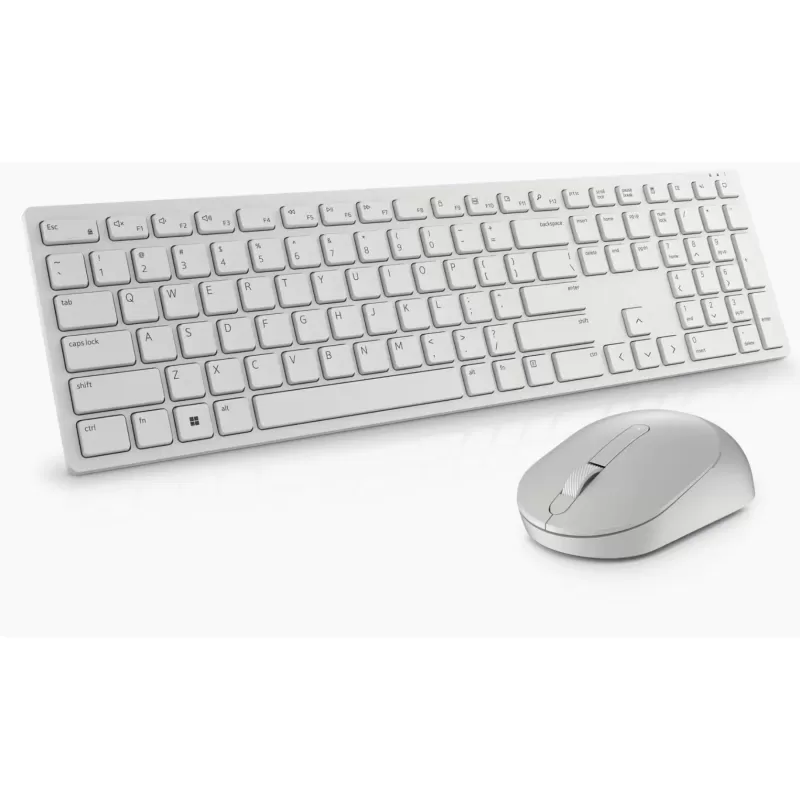 Комплект Беспроводной Клавиатуры и Мыши Dell Pro Wireless Keyboard and Mouse KM5221W белый 580-AKHJ