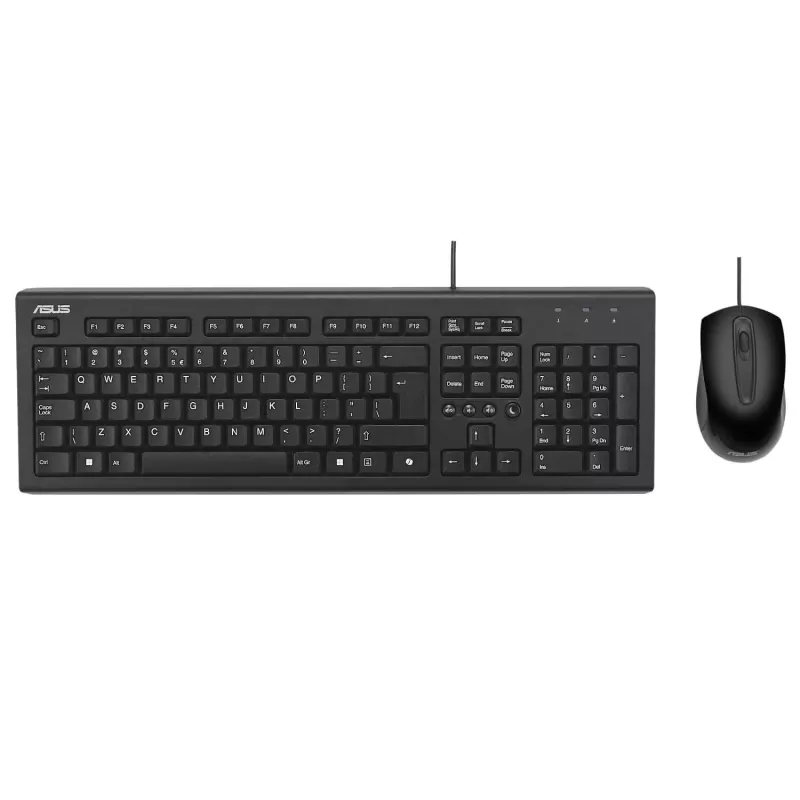 Проводная Клавиатура и Мышь Asus U2000 and Set 90-XB1000KM002C0 Цвет:чёрный