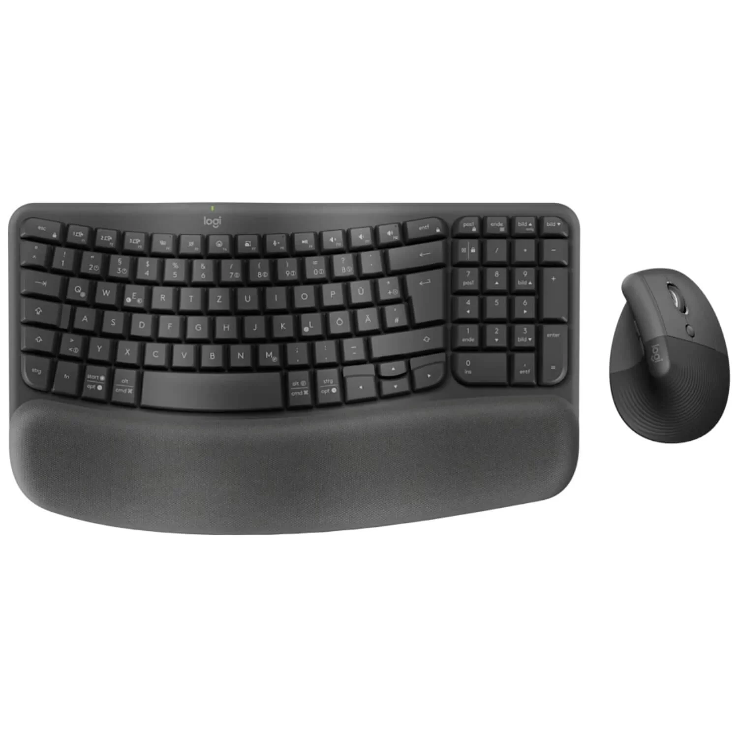 Комплект Клавиатура + Мышь Logitech Wave Keys and Lift 920-013886 Цвет:графит