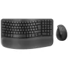 סט מקלדת ועכבר Logitech Wave Keys and Lift 920-013886 צבע גרפיט