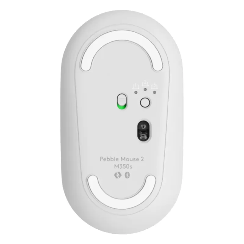 Mouse Logitech M350s Pepple 2 Color:white
