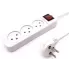 Multi Soket Luggar 3 Power Multi Soket 1.5x3mm 1m + power swith XS-MS-31 Color:white
