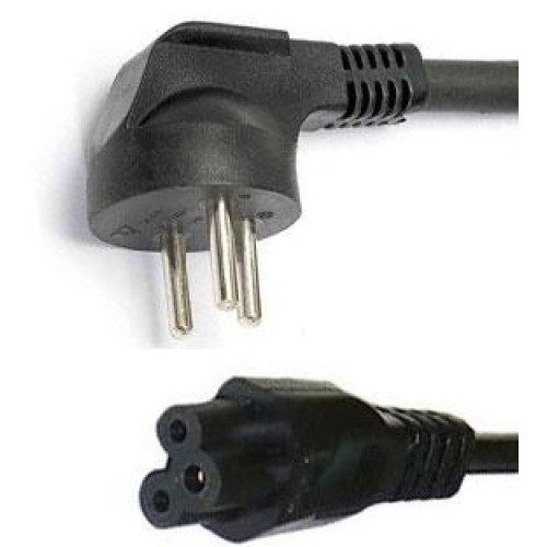 כבל מתח למחשב נייד Power Cord Miki Mouse CABLE-M צבע שחור..