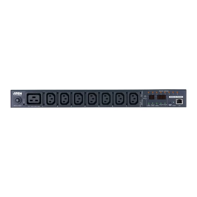 Power Splitter PDU ATEN PE8208G 16A 8-Outlet Metered & Switched PE8208G Color:black