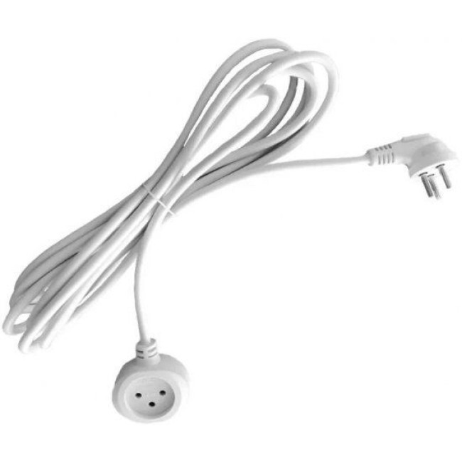 Extension cord Luggar 3x1.5mm Extension Cable 3m XS-EX-3 Color:white..