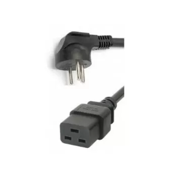 כבל מתח Rectangle PSU Power Cable 16A 250V C20 rectangle psu cable 16A 250V צבע שחור