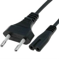 כבל מתח שמיניה Cable 8 Power Cord CABLE-8 צבע שחור.. כבל מתח שמיניה Cable 8 Power Cord CABLE-8 צבע שחור..