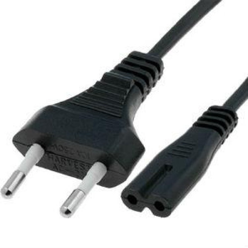 כבל מתח שמיניה Cable 8 Power Cord CABLE-8 צבע שחור..