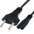 כבל מתח שמיניה Cable 8 Power Cord CABLE-8 צבע שחור