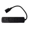 Power splitter for non-stop Luggar Power Cable for UPS 3 connectors UPS-S Color:black