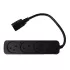 Power splitter for non-stop Luggar Power Cable for UPS 3 connectors UPS-S Color:black