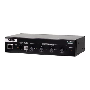 מפצל מתח PDU מנוהל ATEN PE4104G 4-Outlet Eco PDU PE4104G צבע שחור