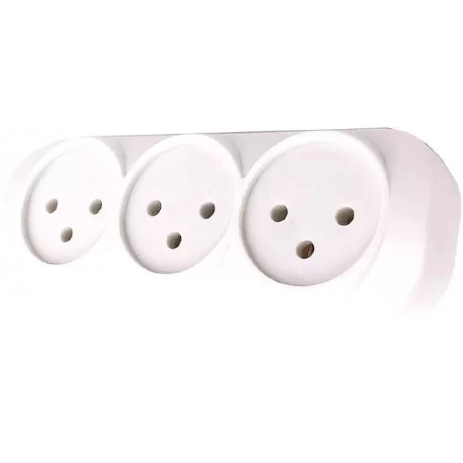Multi Soket Luggar 3 Way Power Splitter XS-T3 Color:white