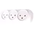 Multi Soket Luggar 3 Way Power Splitter XS-T3 Color:white