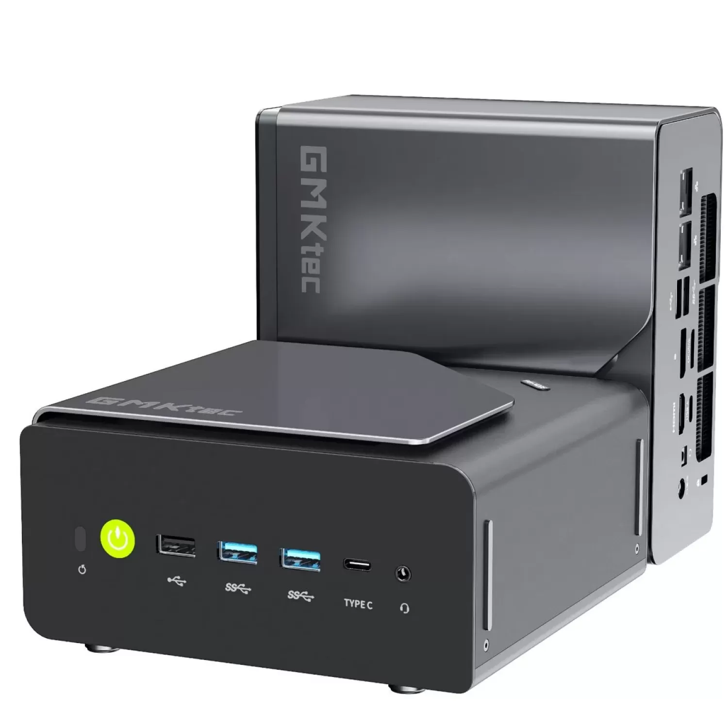 Мини-ПК GM1Ktec K12 Plus AMD Ryzen 7 H 255 32GB AMD Radeon 780M SSD:1TB Windows 11 Pro