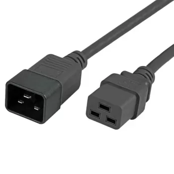 כבל מתח Cable Power 3-pins C19 to C20 1.2m 330075 צבע שחור