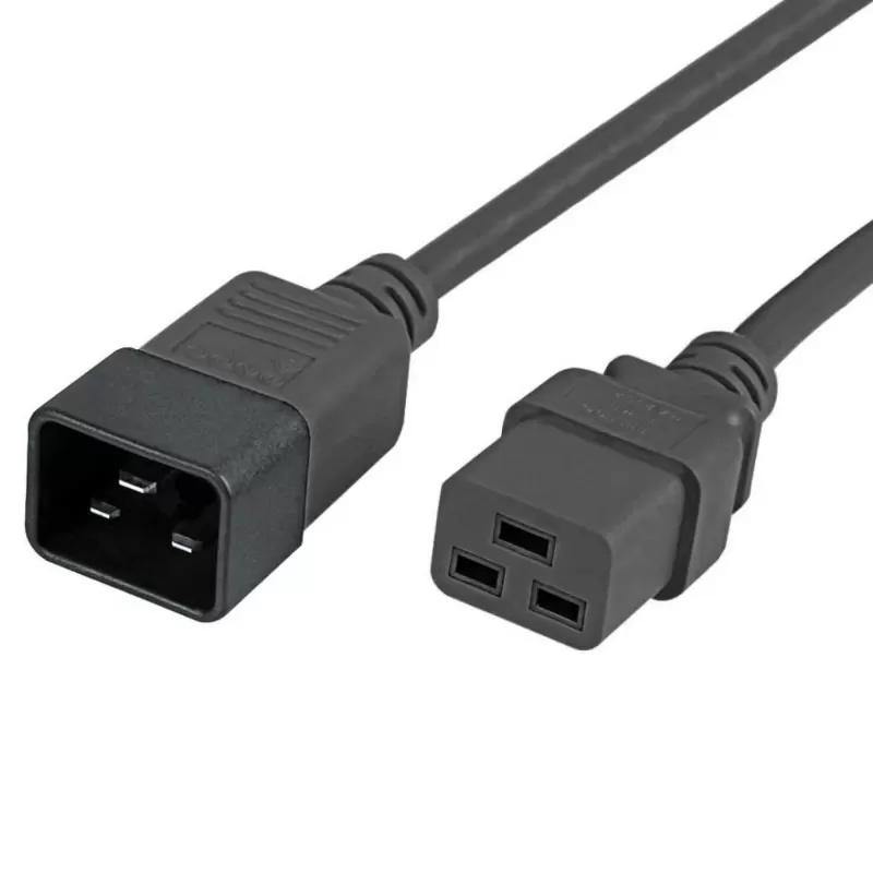 Кабель Питания Cable Power 3-pins C19 to C20 1.2m 330075 Цвет:чёрный Кабель Питания Cable Power 3-pins C19 to C20 1.2m 330075 Цвет:чёрный