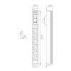 מפצל מתח PDU 6 Ports PDU ISR 3Pin Saeconn with MCB PDU-6-S
