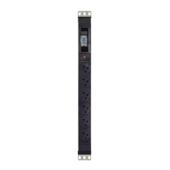 Power Distribution Unit (PDU) 6 Ports PDU ISR 3Pin Saeconn with MCB PDU-6-S