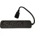 Разветвитель Напряжение UPS Power Splitter IEC Plug to 3 Israeli Sockets Цвет:чёрный