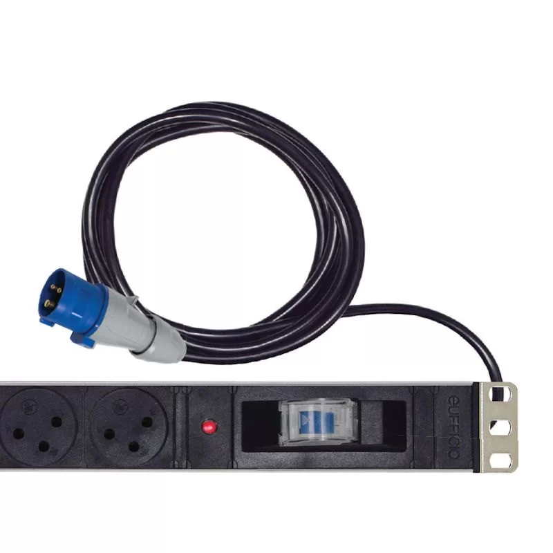 Блок распределения питания PDU 12 Ports PDU ISR 3Pin Saeconn with MCB PDU-12-S Блок распределения питания PDU 12 Ports PDU ISR 3Pin Saeconn with MCB PDU-12-S