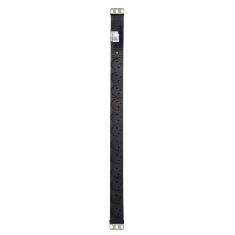 Блок распределения питания PDU 12 Ports PDU ISR 3Pin Saeconn with MCB PDU-12-S Блок распределения питания PDU 12 Ports PDU ISR 3Pin Saeconn with MCB PDU-12-S