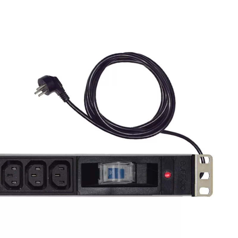 Блок распределения питания PDU 12 Ports PDU C13 with Circuit Breaker PDU-12-C13 Блок распределения питания PDU 12 Ports PDU C13 with Circuit Breaker PDU-12-C13